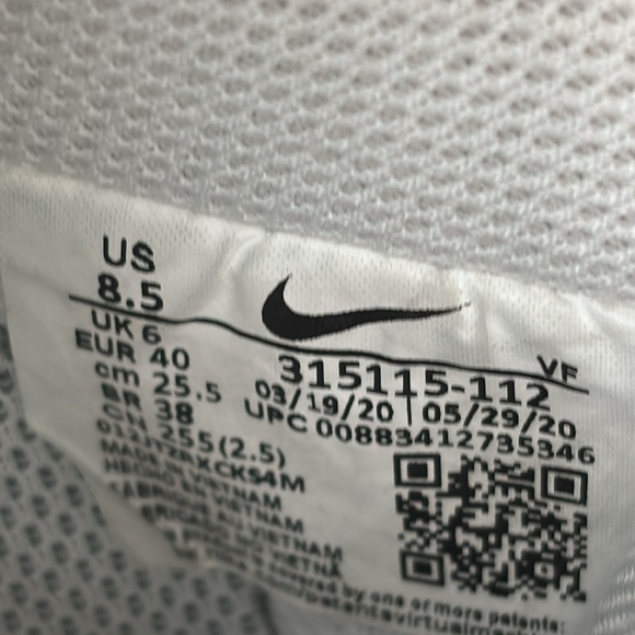 Nike Air Force 1 ‘07 white size 8.5 - Picture 8 of 9